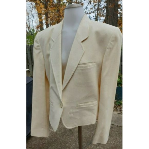 KENZO Paris Vintage Wool Jacket Blazer  Womens Size 42 / 10 - Picture 7 of 12